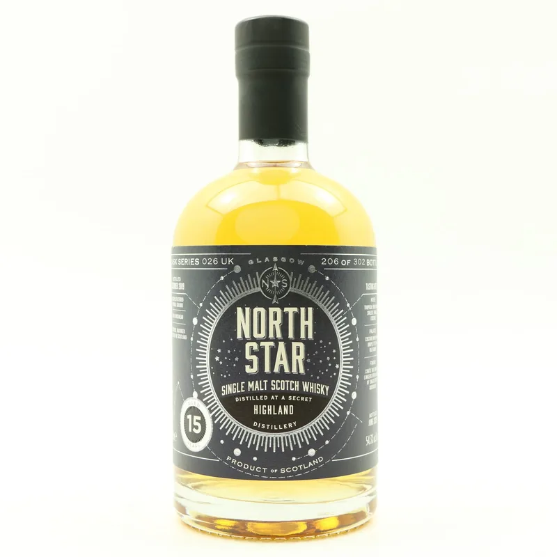Secret Highland – 2009 15 Year Old North Star (70cl, 54.3%)