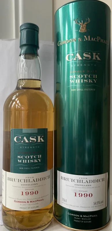 Bruichladdich – 15 Year Old 1990 Gordon & MacPhail Refill Sherry Hogsheads