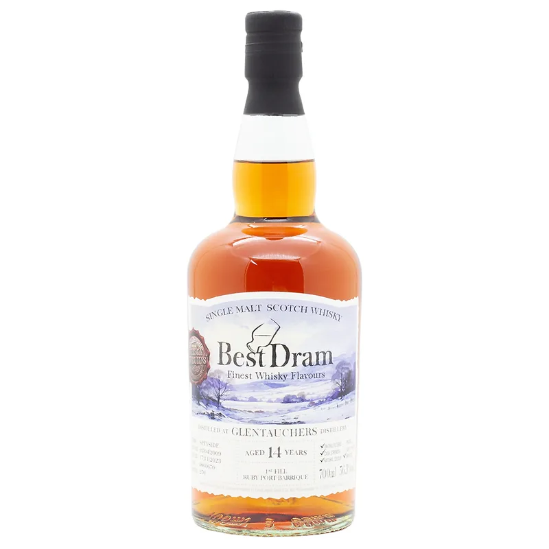 Best Dram Glentauchers Aged 14 Years 2009/2023 Cask 860670 (70cl, 56.3%)