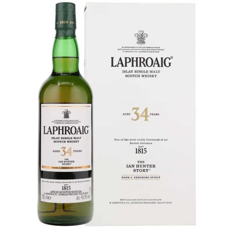 Laphroaig – 34 Year Old The Ian Hunter Story Book 5 Enduring Spirit
