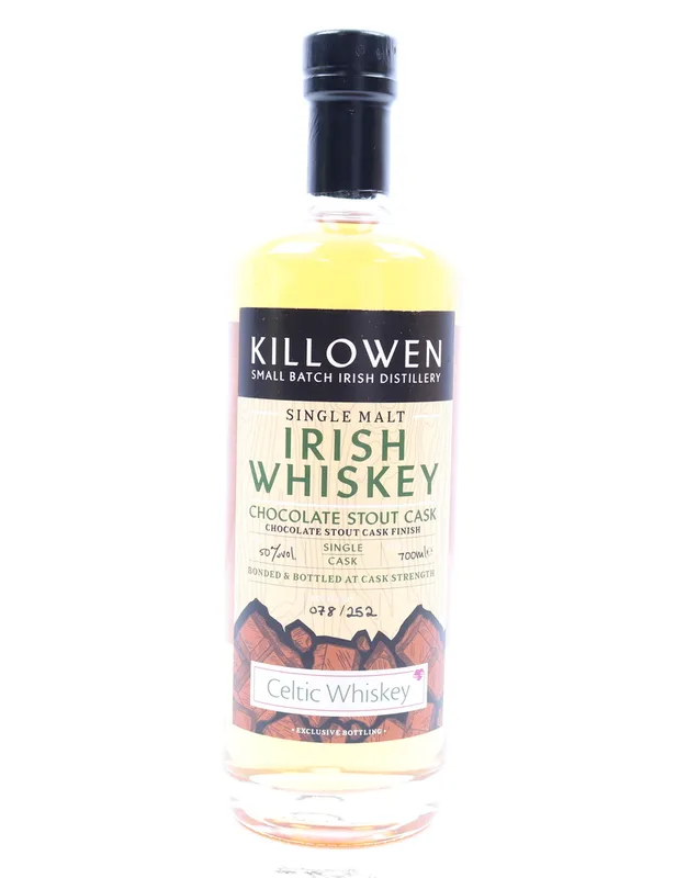 Killowen – Single Irish Malt Chocolate Stout Cask Bottle No.078/252