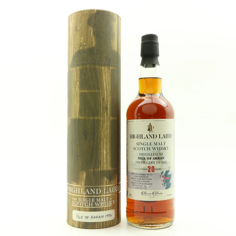 Arran – 1996 20 Year Old Highland Laird (70cl, 51.3%)