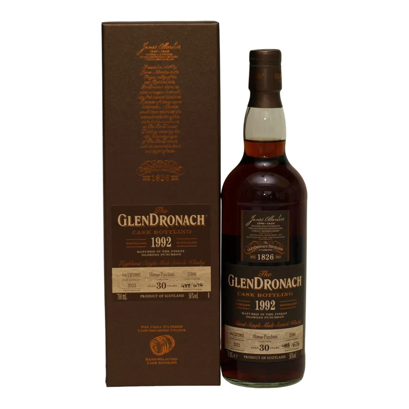 Glendronach – 30 Year Old 1992/2023 Oloroso Puncheon Cask 2386