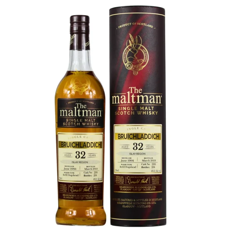 Bruichladdich – 32 Years Old 1991 The Maltman Single Cask #2306