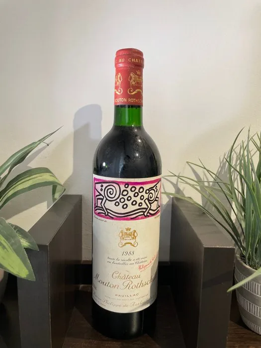 1988 Chateau Mouton Rothschild - Pauillac 1er Grand Cru Classé - 1 Bottle (0.75L)