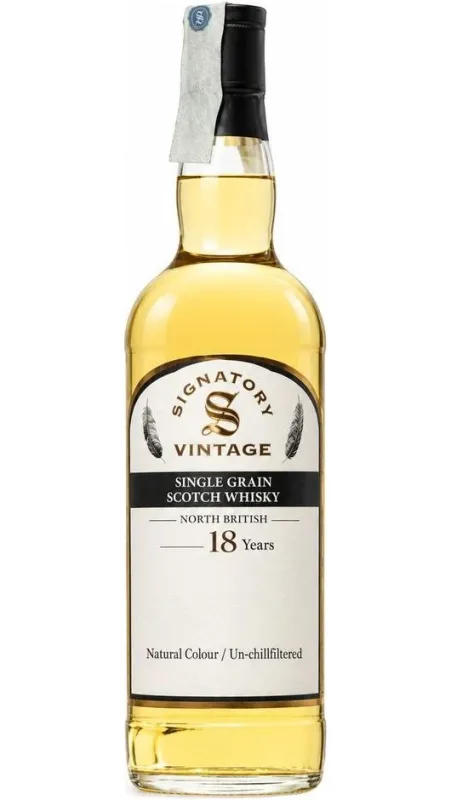 North British – 2008 18 Year Old Single Grain Signatory (70cl)