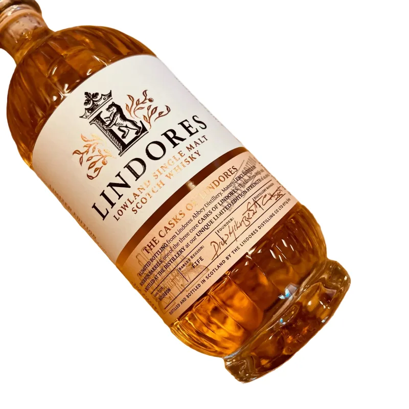 Lindores Lowland Single Malt Scotch Whisky Bourbon Cask