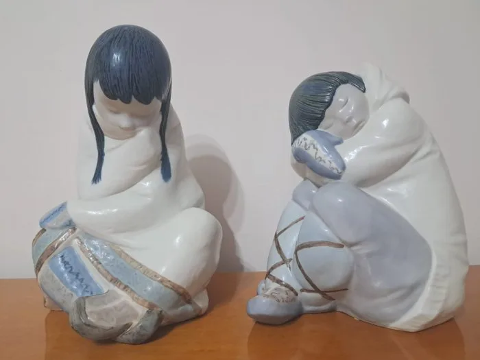 Lladró - Figurine - Inuit (2) - Porcelain