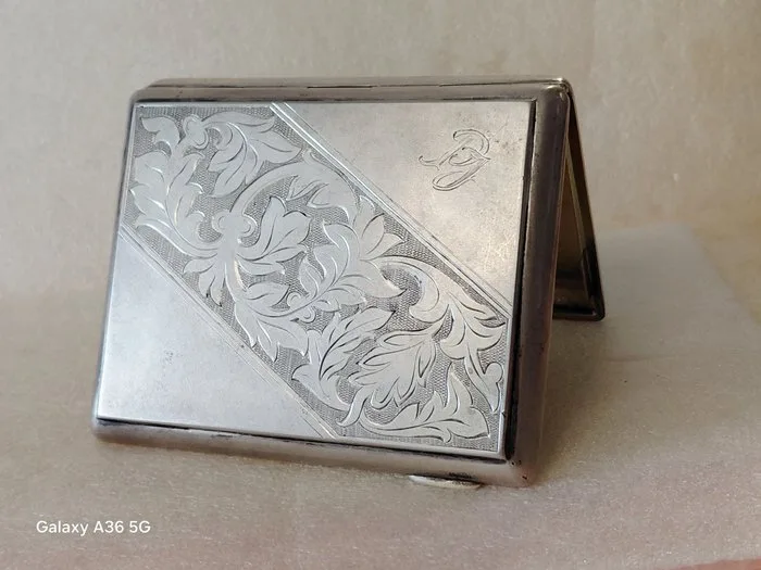 Cigarette case -.875 (84 Zolotniki) silver