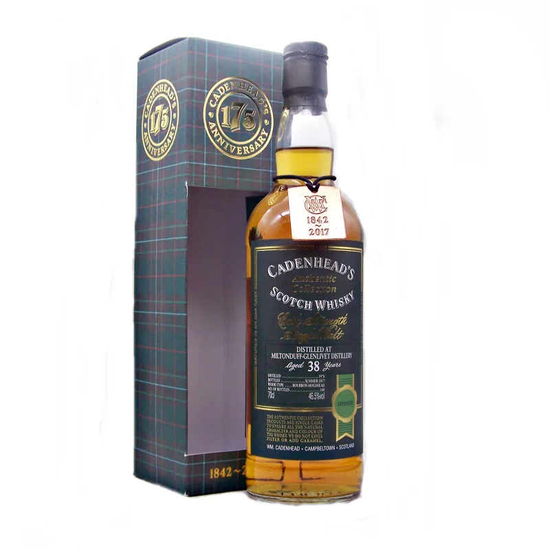 Miltonduff – Glenlivet 38 Year Old Cadenhead's Authentic Collection