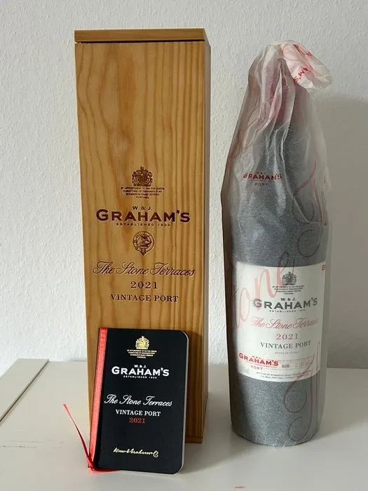 2021 Graham's, The Stone Terraces - Vintage Port - Bottled in 2023 - Douro - 1 Bottle (0.75L)