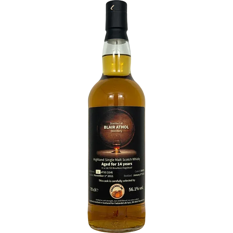 Blair Athol – 14 Year Old 1st Fill Bourbon Hogshead 56.1% (70cl, 56.1%)