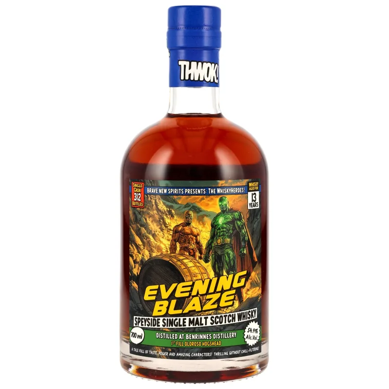 Benrinnes 13 Year Old Whiskyheroes: Evening Blaze - Brave New Spirits