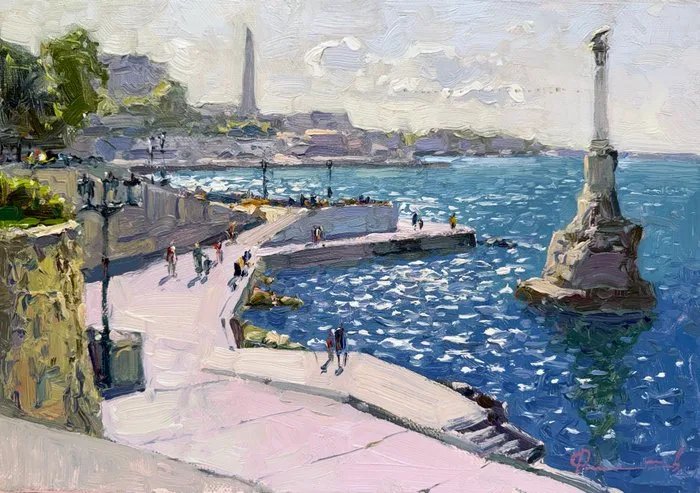 Sergei Flitov (1964) - Cap Cristalline - Mer Noire sous le Soleil