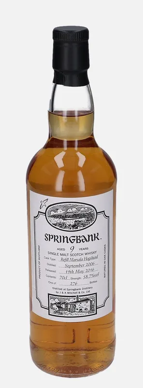 Springbank – 2006 9 Year Old (70cl, 58.7%)
