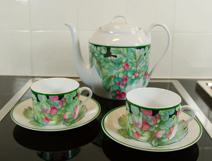 Philippe Deshoulieres, Limoges, France - Patrick Frey - Tea service (13) - Porcelain - Harvest Decor