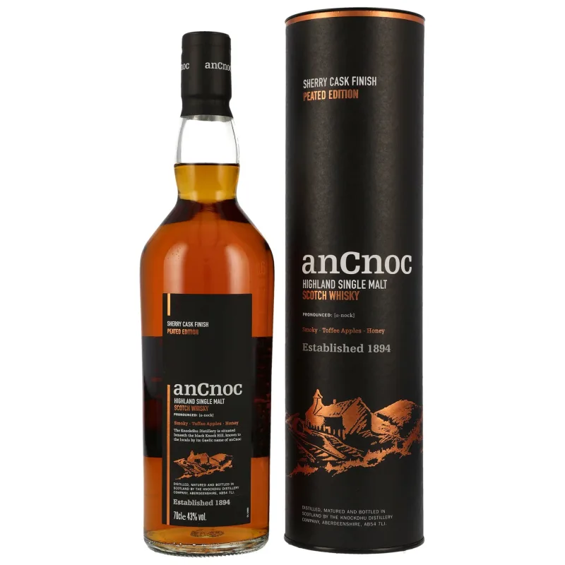 AnCnoc Sherry Cask Finish Peated Edition (70cl)