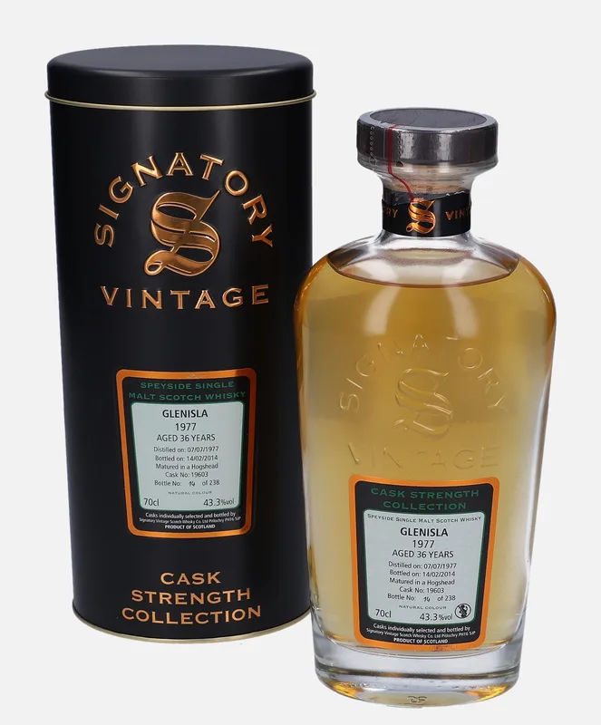Glen Keith – 1977 36 Year Old Signatory Vintage Scotch Whisky Co. Cask Strength Collection
