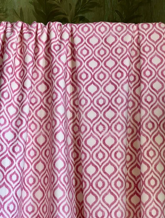 Double width. Ikat-printed fabric Opera Limited Edition for decoration and upholstery. - Textile - 300 cm - 280 cm