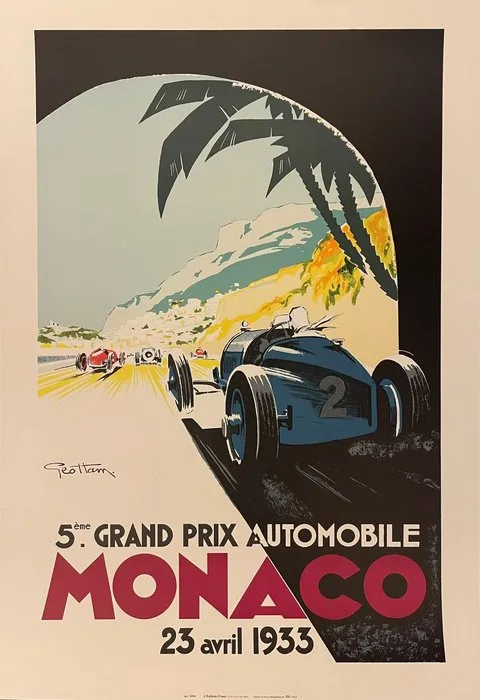 Géo Ham - MONACO 1933 (Editions Clouet) - 1990s