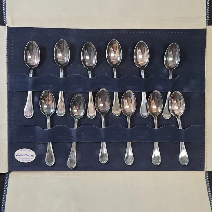 Zaramella Padova - Coffee spoon (12) -.800 silver