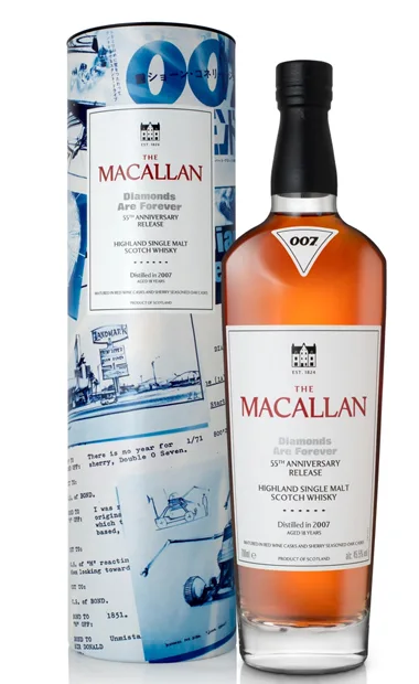 The Macallan Diamonds Are Forever James Bond 55th Anniversary Release