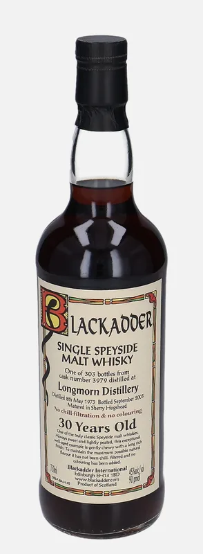 Longmorn – 1973 30 Year Old Blackadder International