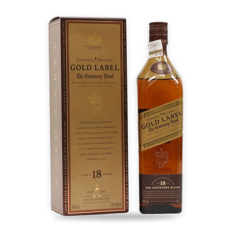 Johnnie Walker – 18 Year Old Gold Label - The Centenary Blend (75cl)