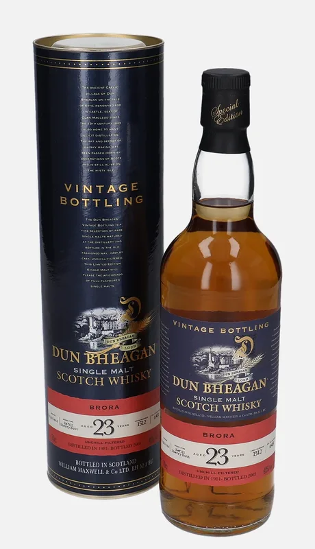 Brora – 1981 23 Year Old William Maxwell Dun Bheagan