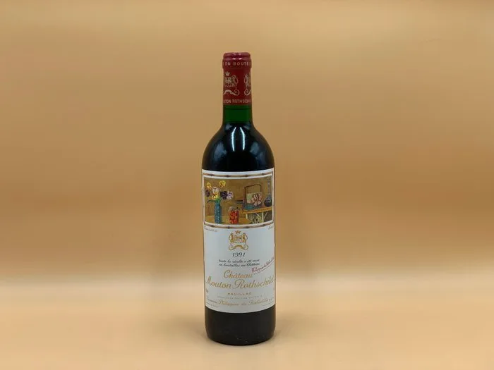 1991 Château Mouton Rothschild - Bordeaux 1er Grand Cru Classé - 1 Bottle (0.75L)