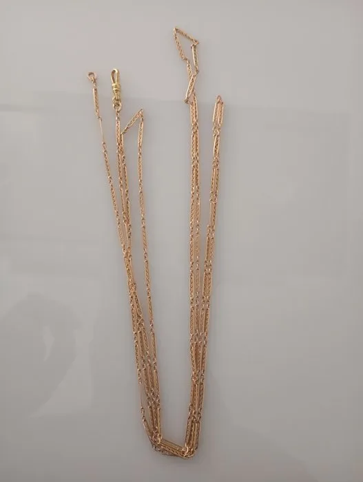Watch necklace - 18 kt. Yellow gold