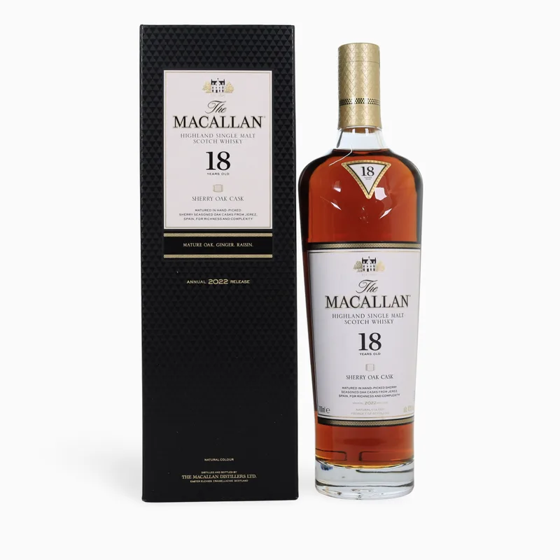 Macallan – 18 Year Old (2022) Sherry Oak