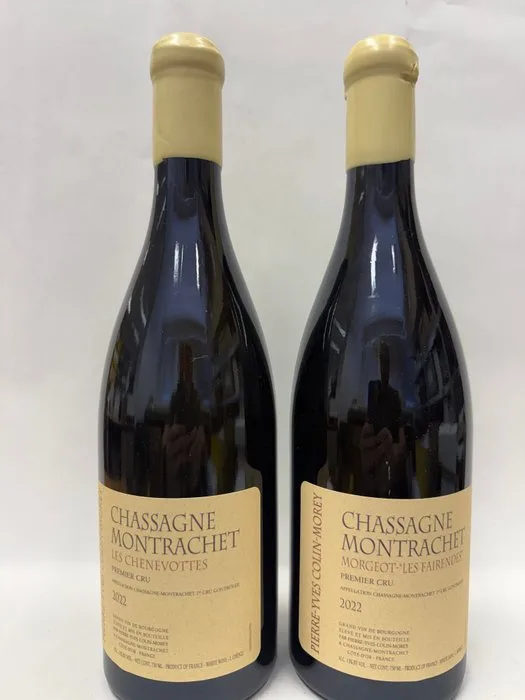 2022 Pierre-Yves Colin-Morey: Les Chenevottes & Morgeot Fairendes - Chassagne-Montrachet 1er Cru - 2 Bottles (0.75L)