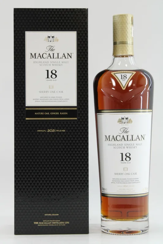 Macallan – 18 Years Old – Sherry Oak – 2021 Release