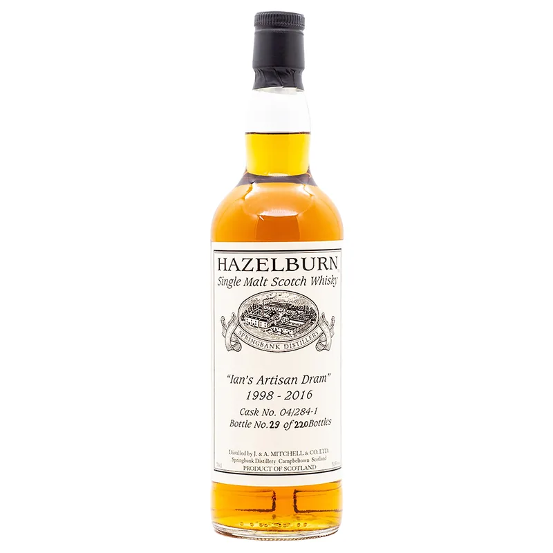 Hazelburn 18 Years 1998/2016 Cask 04/284-1 Private Bottling for Ian's Artisan Dram (70cl, 51%)