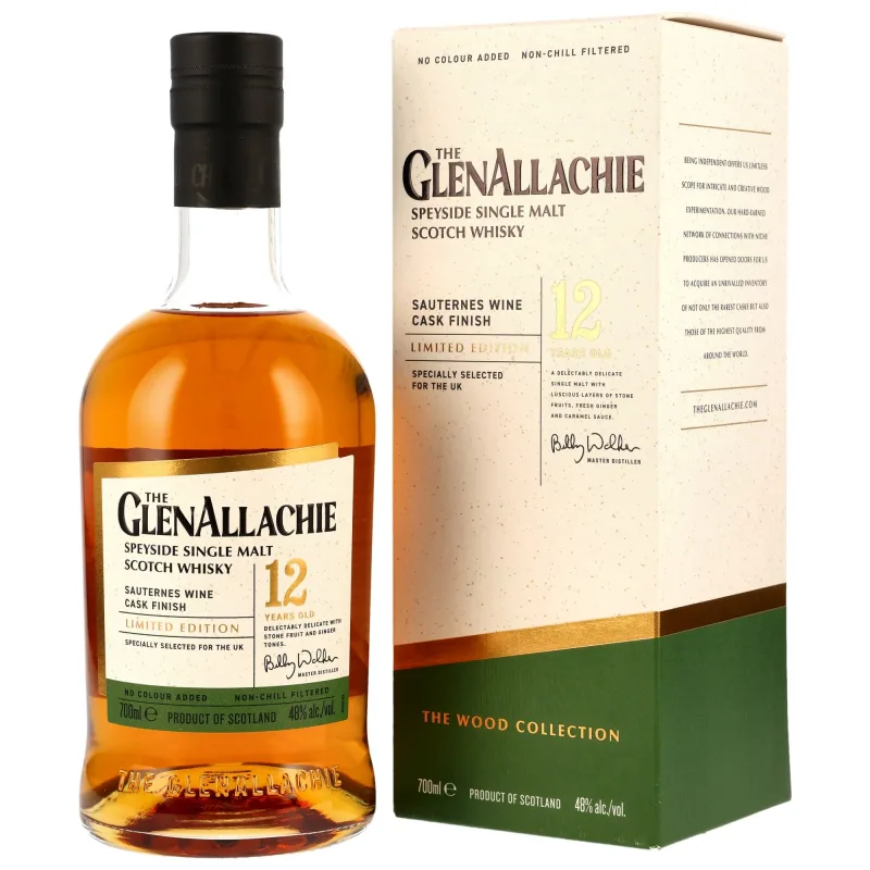 GlenAllachie 12 Year Old - Sauternes Cask Finish 2026