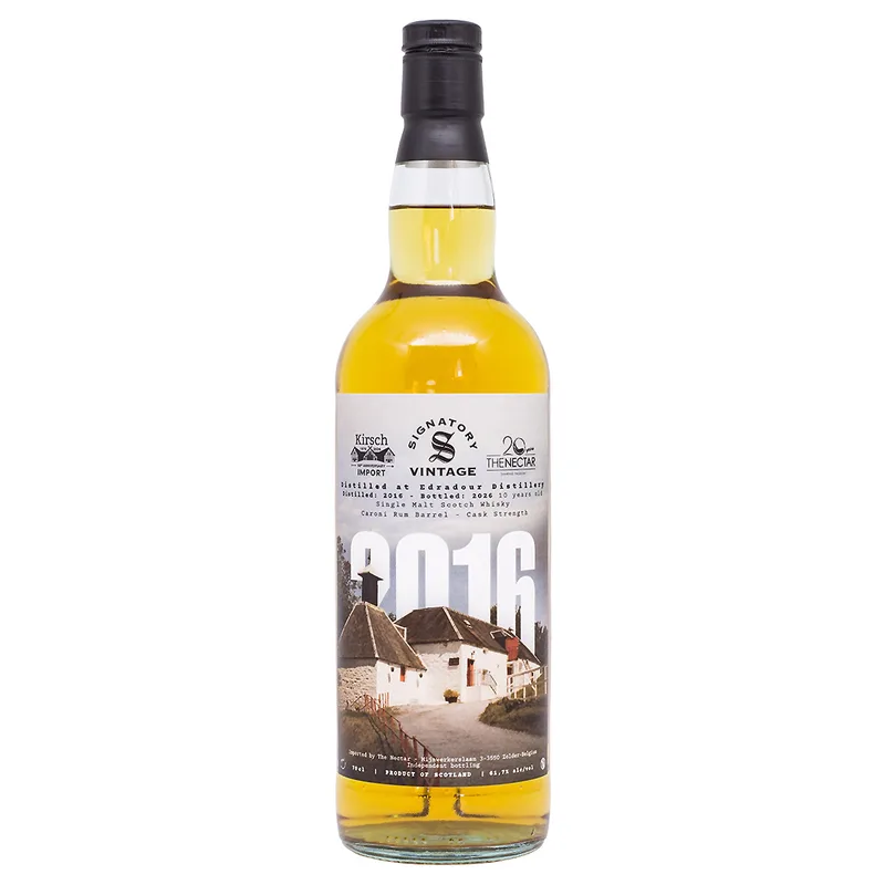 Signatory Vintage Edradour 10 Years Old 2016/2026 Caroni Rum Barrel (70cl, 61.7%)