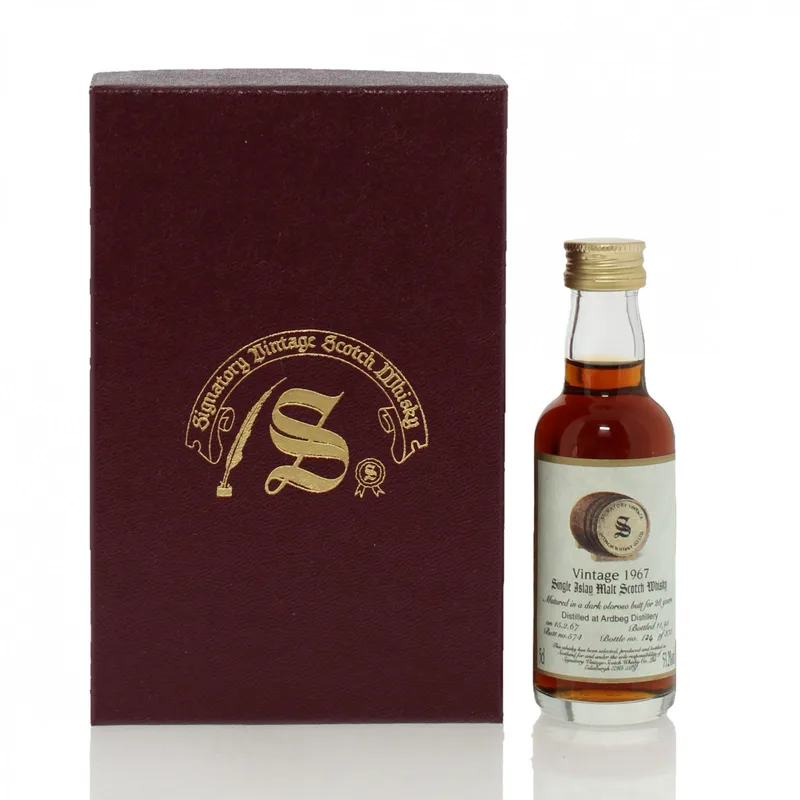 Ardbeg – 1967 28 Year Old Single Cask #574 Signatory Vintage Miniature