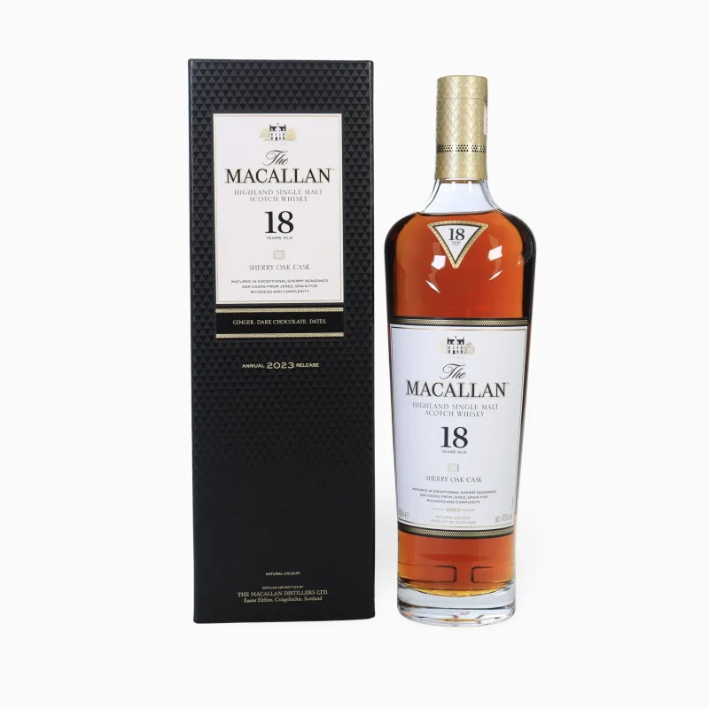 Macallan – 18 Year Old (2023) Sherry Oak