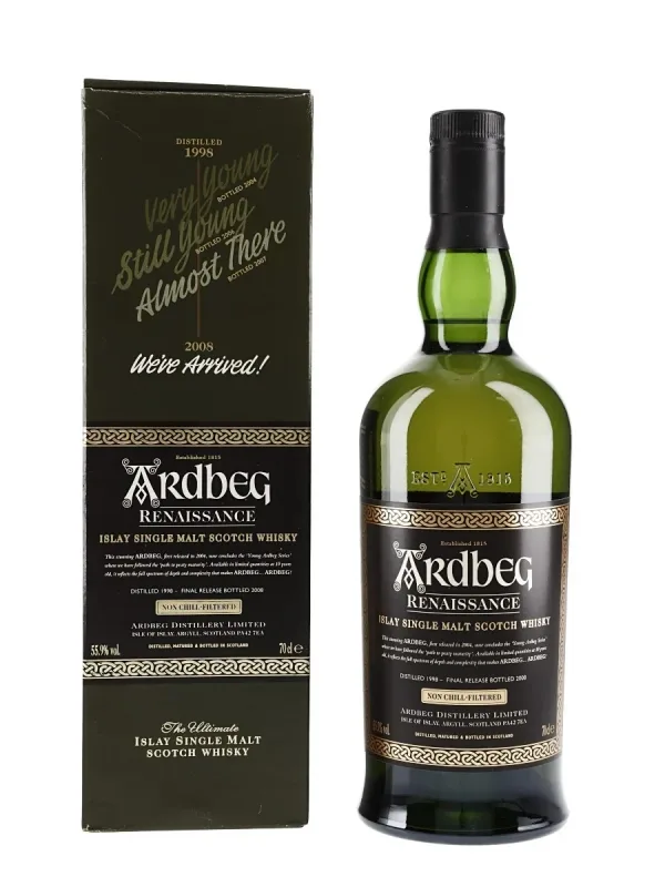 Ardbeg – 10 Year Old 1998 Renaissance (2008 Bottling) (70cl, 55.9%)
