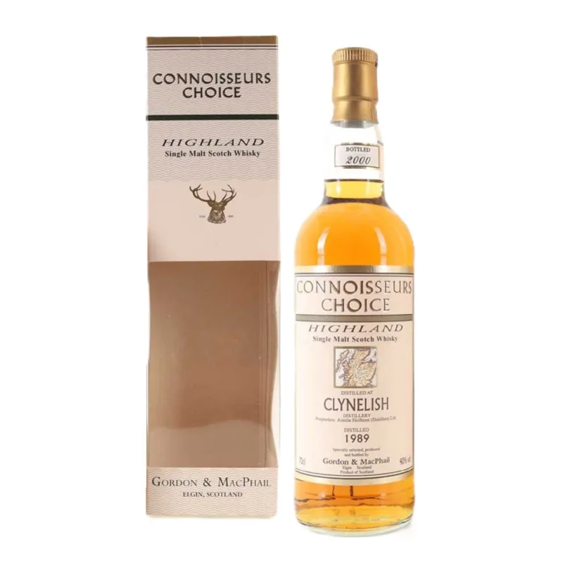 Clynelish – 1989 Gordon & MacPhail Connoisseurs Choice Map Label (2000) (70cl)