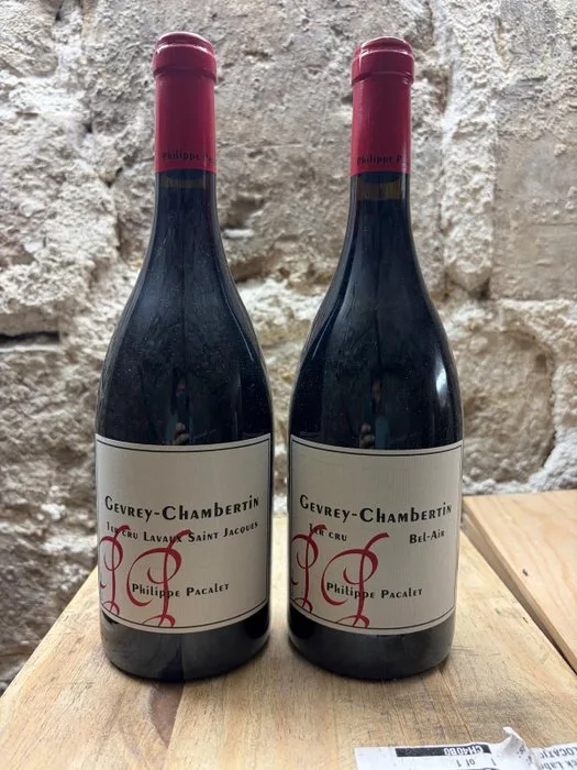 2012 Philippe Pacalet "Lavaux Saint Jacques" & "Bel Air" - Gevrey Chambertin 1er Cru - 2 Bottles (0.75L)