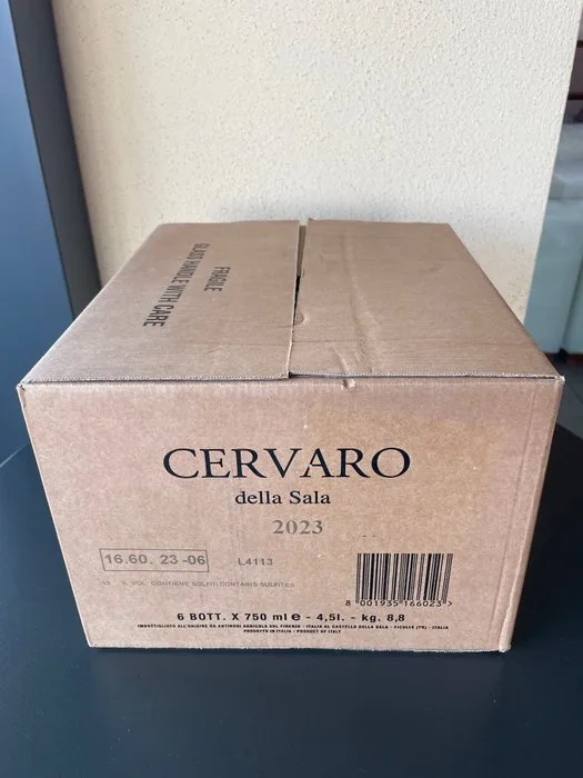 2023 Marchesi Antinori, Cervaro della Sala - Umbria IGT - 6 Bottles (0.75L)