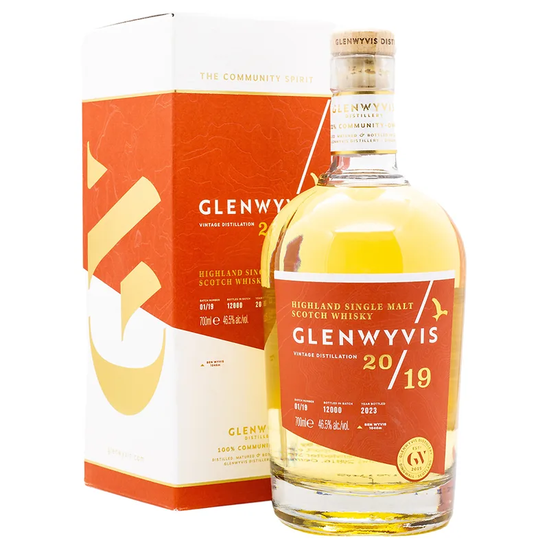 GlenWyvis – 2019/2023 Batch 01/19 Highland Single Malt Scotch Whisky (70cl, 46.5%)