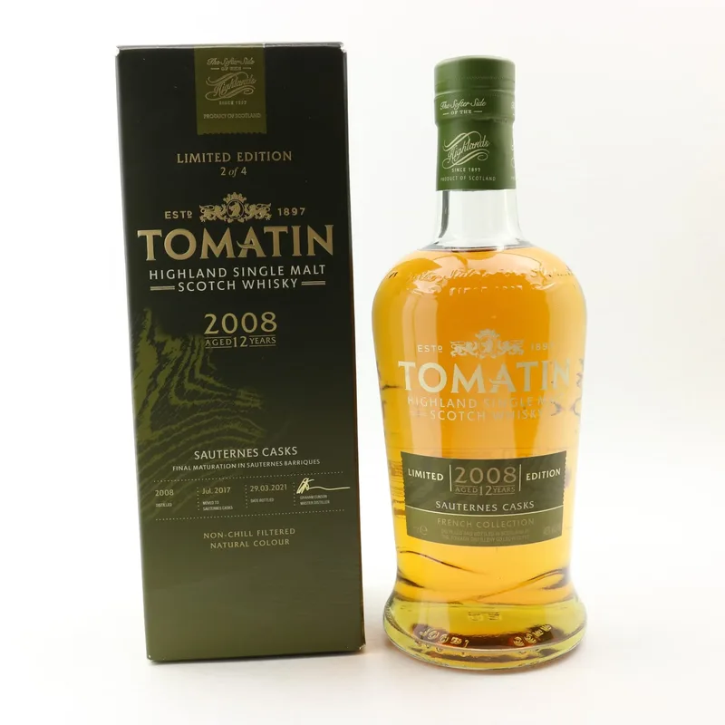 Tomatin – 2008 12 Year Old Sauternes Cask French Collection (70cl, 46%)