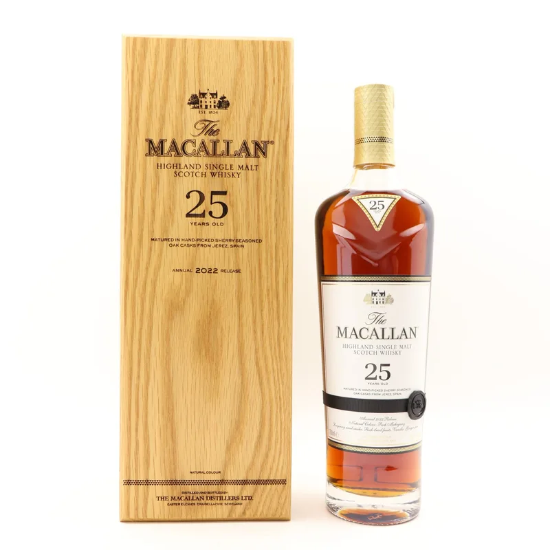 Macallan – 25 Year Old Sherry Oak 2022 Release (70cl, 43%)