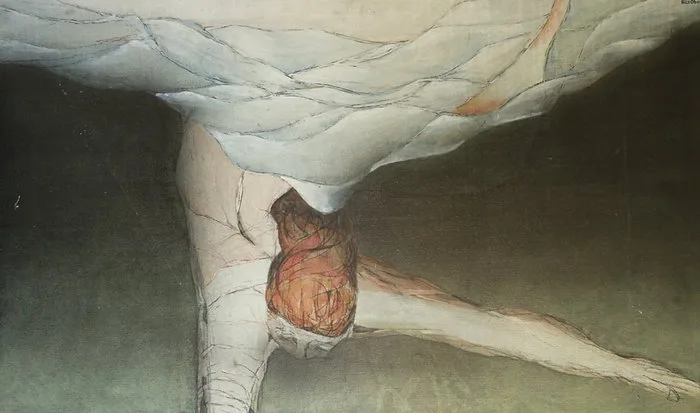 Nils Obel (1937-2018) - La chute