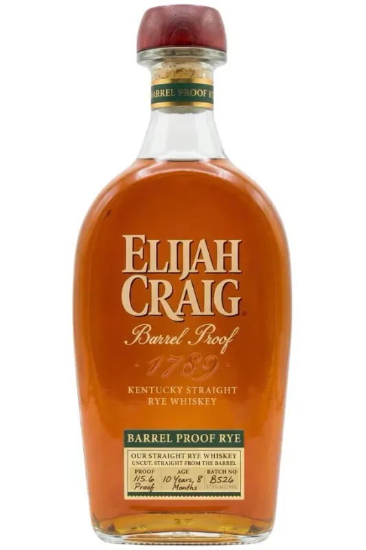 Elijah Craig Barrel Proof Rye Batch B526 (75cl, 57.8%)