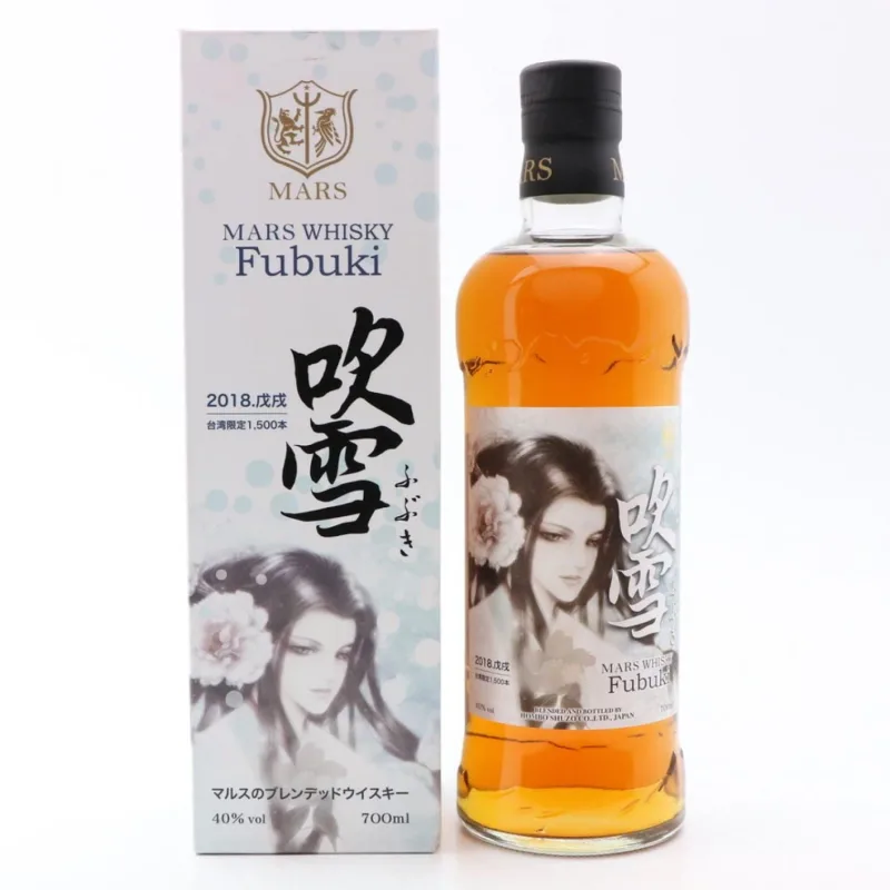 Mars Fubuki Limited Edition Taiwan Exclusive Japanese Blended Whisky (2018)