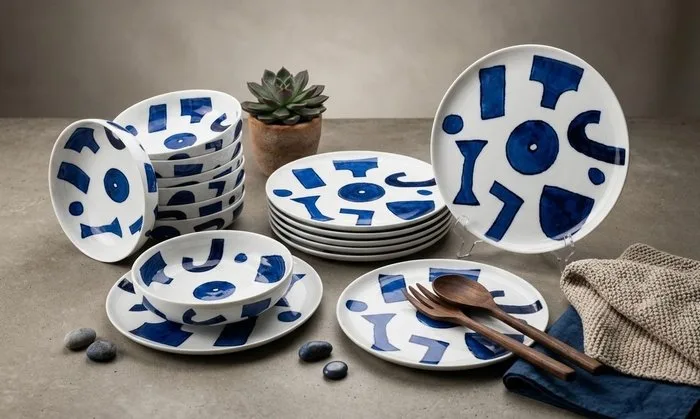 Alessi - Naoto Fukasawa & Samiro Yunoki - Plate (16) - Dinner Plates & Bowls - ''Yunoki ware'' - White porcelain